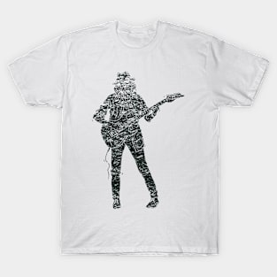 illustration of an abstract rock musician T-Shirt